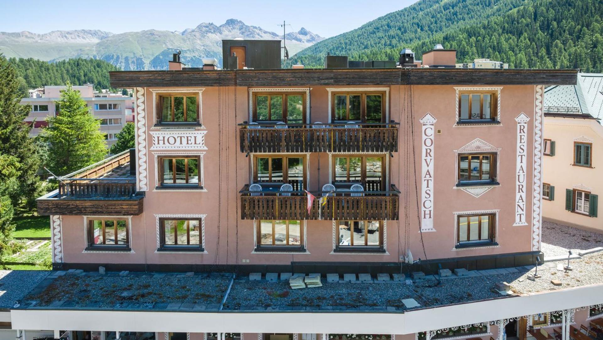 Hotel Corvatsch - Web Check-In 圣莫里茨 外观 照片